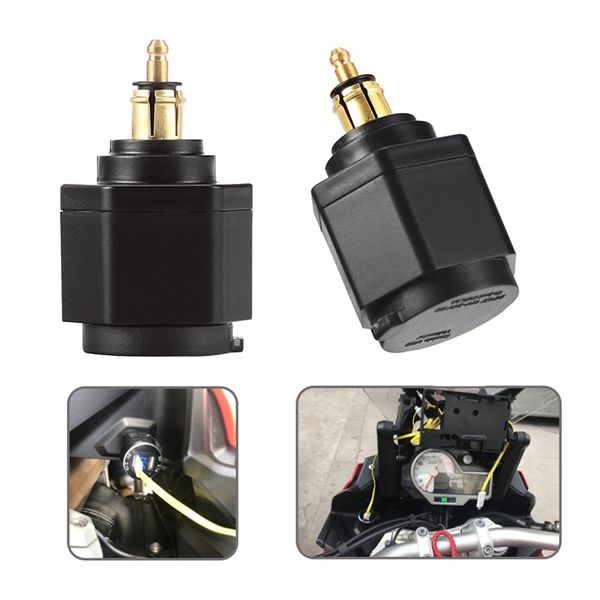 

1pcs 4.2 amp motorcycle dual usb charger din socket usb 4.2a voltmeter voltage