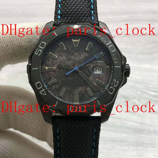 

Sfmen 039 fa hion deluxe 39mm black urface blue econdary needle 2813 core knitted watchband automatic men 039 watch