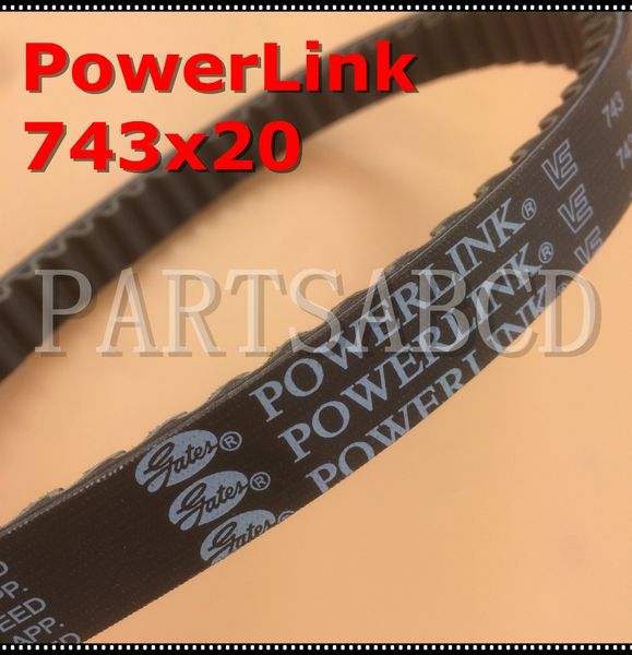 

powerlink drive belt 743 20 30 for hammerhead 150cc go kart m150-1003300