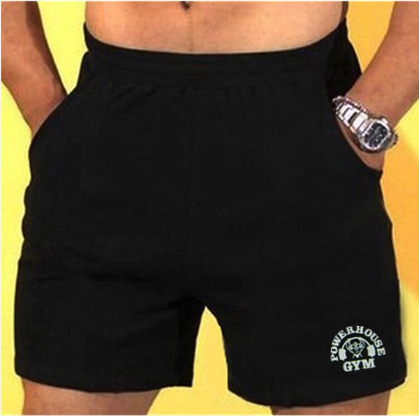 

gyms shorts men's short trousers 2017 casual jogger mens shorts bodybuilding sweatpants fitness men workout cotton, White;black