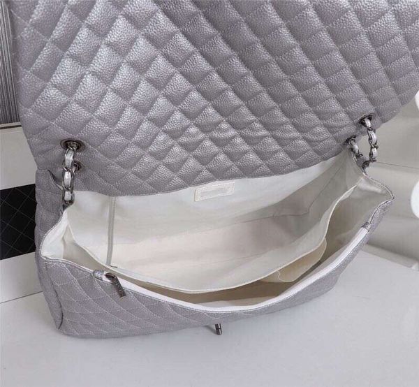 

quilted chain shoulder luxury shopping tote purse airport bag weekender traveling bags 46cm fashion women large capacity duffel