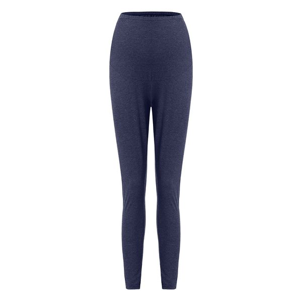

pregnant women's leggings women's maternity leggings seamless solid pants stretch pregnancy trousers embarazada #06, Blue