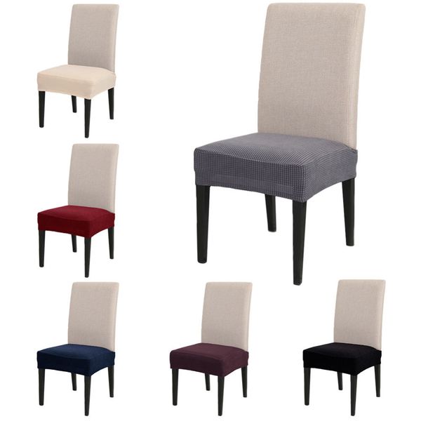 

new arrival stretch spandex chair covers for weddings removable elastic chair covers kitchen dinning seat case slipcovers