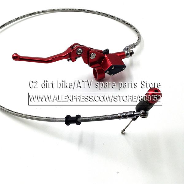 

hydraulic clutch 1200mm lever master cylinder for125-250cc vertical engine off road motorcycle pit dirt bike motocross