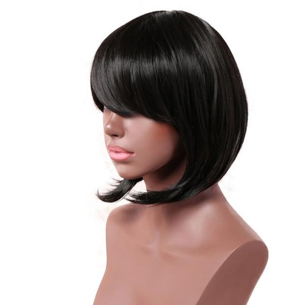 Hot Sale Models Europe And America Ladies Realistic Short Hair Wig