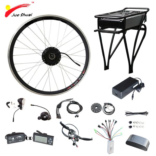 

36v 250w - 500w electric bike kit for 20" 26" 700c wheel motor kettle battery led lcd ebike e bike electric conversion kit