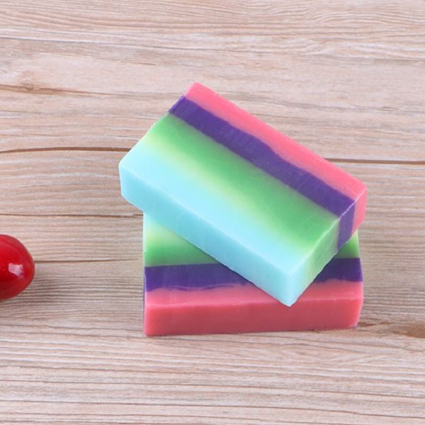 Nuovi arrivi Tailandia Sapone da frutto Plus Soap Mix Color Cinque pelle sbiancata 100% Gluta saponi arcobaleno