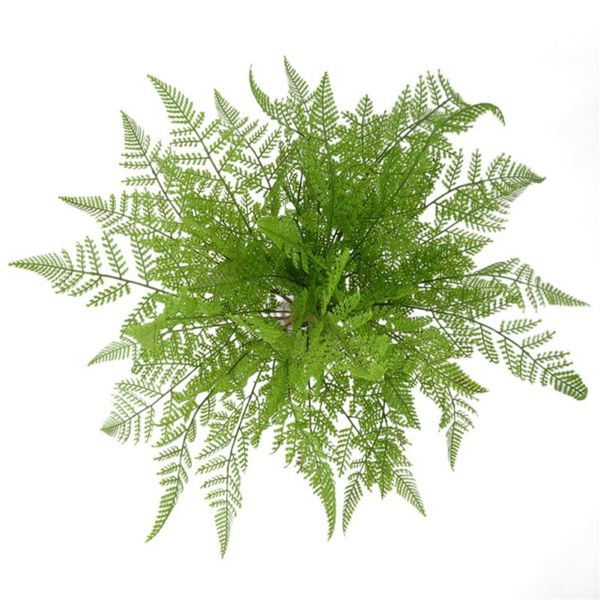 

17 fork plastic artificial tree fern persian grass green simulation plant home wall wedding table living room decors