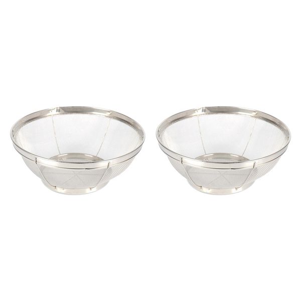 

2 pcs kitchen stainer fruit holder rice drain draining washing bowl basket