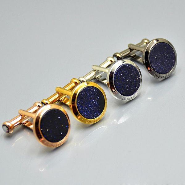 

fashion mb men shirt cufflinks wholesale price copper brand cuff links for an gift a8, Silver