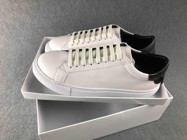 

designer shoes with genuine leather casual shoes with ribbon luxury designer sneaker for men dress shoes mens sneakers with box for sale l14, Black