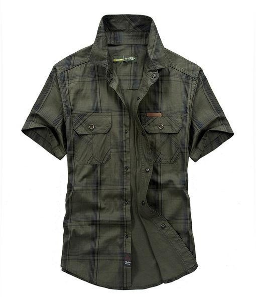 

летняя клетчатая однобортная рубашка мужская дизайнерская свободная хлопковая одежда мужская повседневная рубашка с карманами, White;black