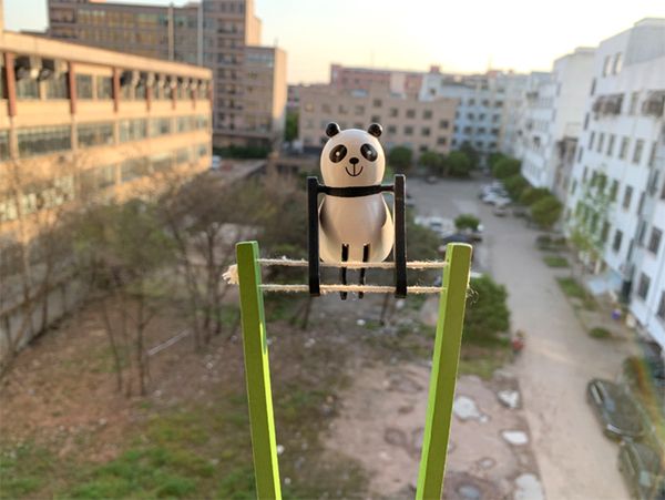 

china national treasure cute cartoon simulation animal panda acrobatics kongfu children friend kids toys boutiqute gifts wholesale