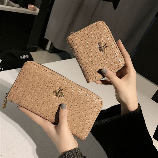 

завод прямых продаж женская сумка ретро тканый длинный кошелек персонализированный выдолбленный бренд кошелек мода тисненая кожа женский кош