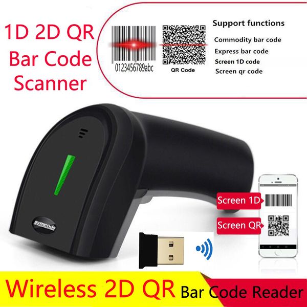 

symcode wireless 2d barcode reader computer mobile payment screen 1d qr bar code scanner