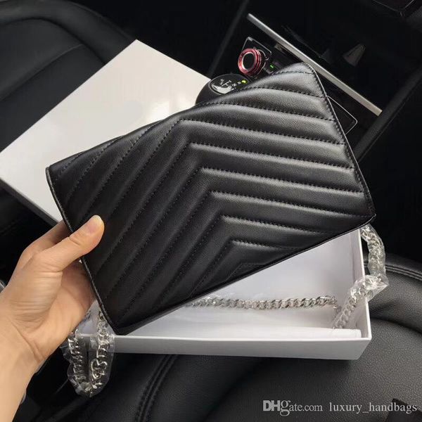 

designer handbags sheepskin caviar leather designer handbag women bags genuine leather flip cover metal gold silver chain shoulder bags