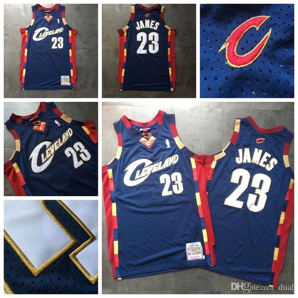 lebron james mitchell and ness jersey