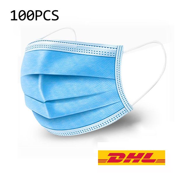 

100 шт. dhl бесплатная доставка одноразовые рот водонепроницаемый безопасности дома для взрослых, взрослых гигиена пылезащитная маска