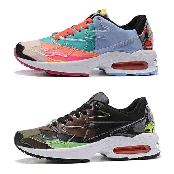 

new designer 87 atmos x max2 light qs running shoes for men women black red colorful pink sports sneakers des chaussures size 36-45