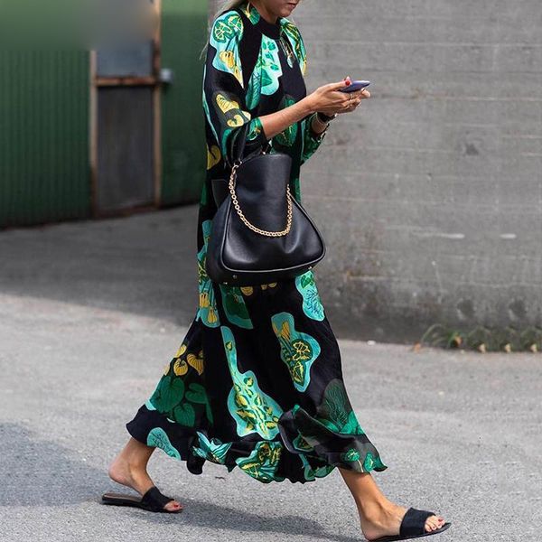 

дизайнер платья летние платья летнее платье женщины длинные голеностопного длина цветочные printed сыпучие пляж sundress плюс размер свободн, Black;gray