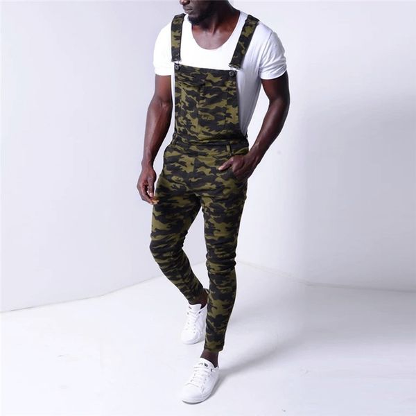 

mens pocket jeans overall jumpsuit streetwear overall suspender pants mens fashions trousers male pants fashion 2019, Black