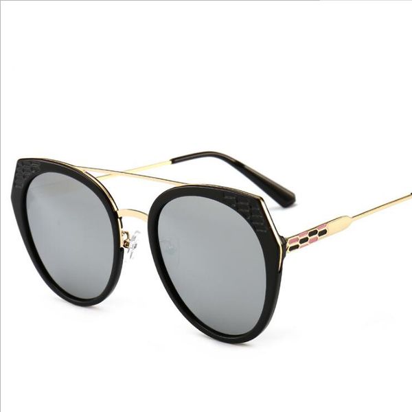 

классические цветные солнцезащитные очки мужчины женщины ретро бренд дизайнер высокое качество солнцезащитные очки женский мужской моды зерк, White;black