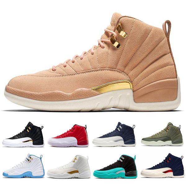 

2019 Mens Basketball Shoes Sneakers 12S XII Flu Game Royal Taxi French Blue for Men Sports Shoes Designer Trainers High Quality