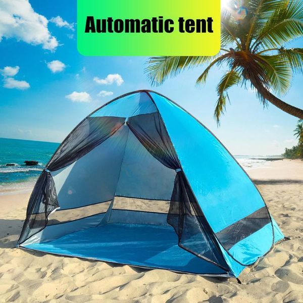 

tents shelter anti-uv heave up tent outdoor beach camping fishing hiking shade shelter tent quick and automatic opening #e