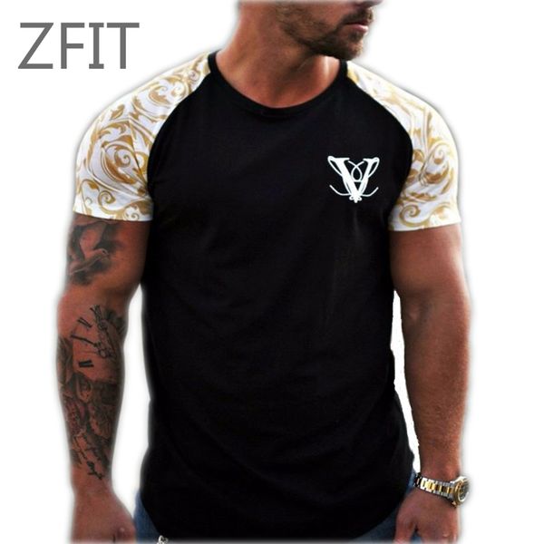 

zfit sports training breathable men t shirt fitness bodybuilding t shirts male gym running short sleeves tee men clothing, Black;red