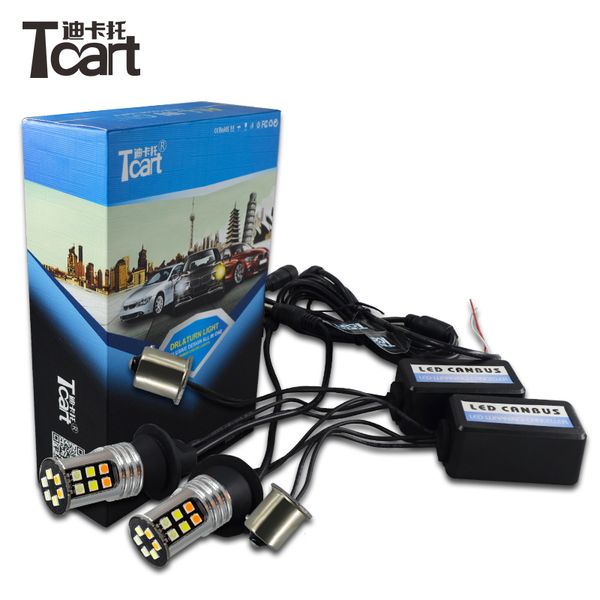 

tcart t20 7440 py21w водить автомобиль свет 7443 t25 12pcs дрл лампа сигнала поворота p21w