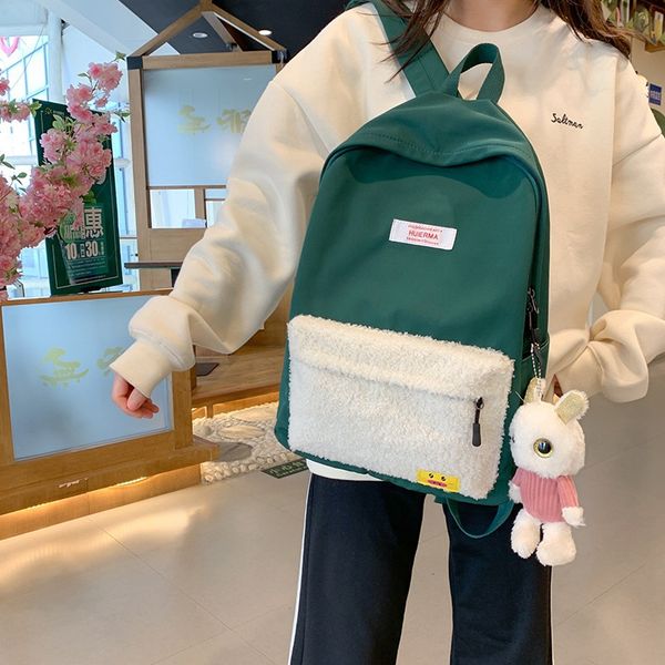 

schoolbag female korean large-capacity casual backpack 2020 new nylon travel backpack backpack