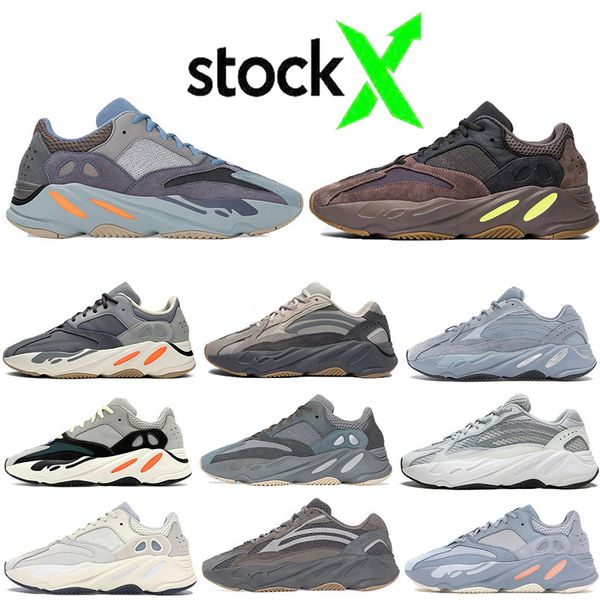 

sale teal blue 700 wave runner kanye west mauve static tephra mens women inertia analog salt hospital blue magnet 700s sports sneakers, White;red