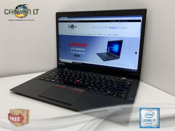 

Lenovo thinkpad x1 carbon 3rd gen core i7 256gb d ultrabook win 10 pro laptop