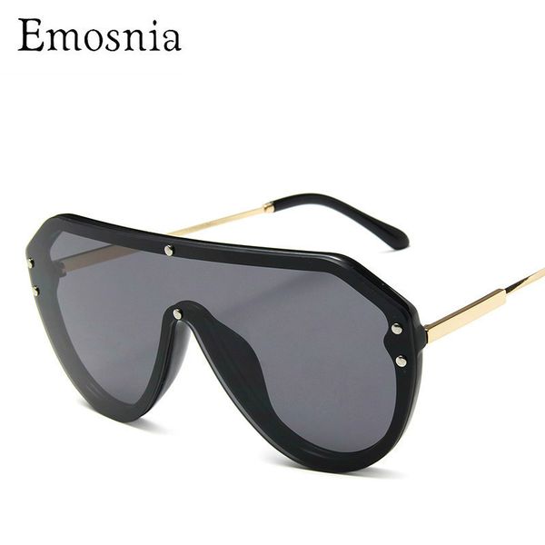 

flat pilot sunglasses men classic one piece lens goggles sun glasses for women brand 2019 new arrival shades, White;black