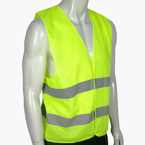 

2019 reflective vest workwear provides high visibility day night running cycle warning child safety vest