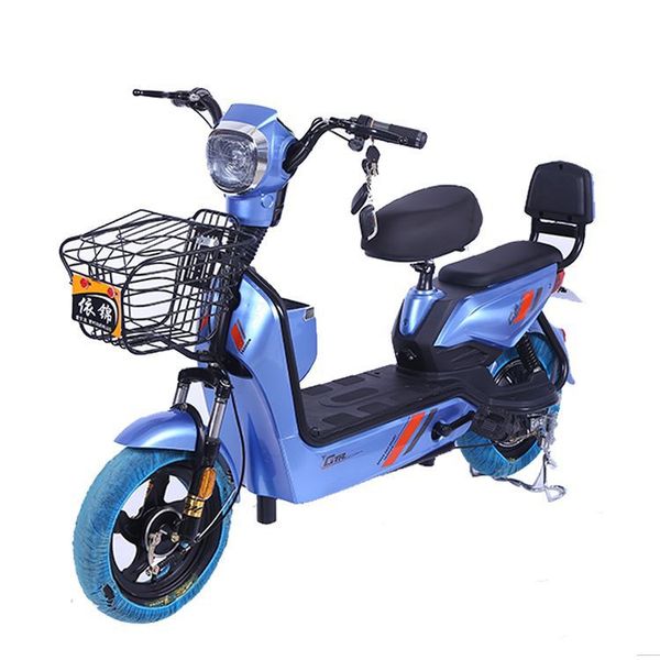 

off-road mountain folding road bike national standard golden eagle electric car two-wheel electric bicycle battery car to pick up chil, Silver;blue