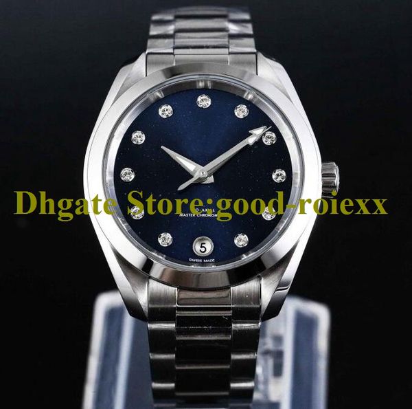 

5 цвет 34 мм женские часы женские vs заводской автоматический cal.8800 женщин осевой часы дайвер 150 м ladys дата eta кристалл швейцарские н, Slivery;brown