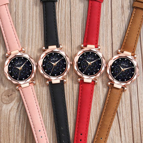 

wholesale luxury watch diamond watches wrist leather colorful quartz wristwatch for women, Slivery;brown