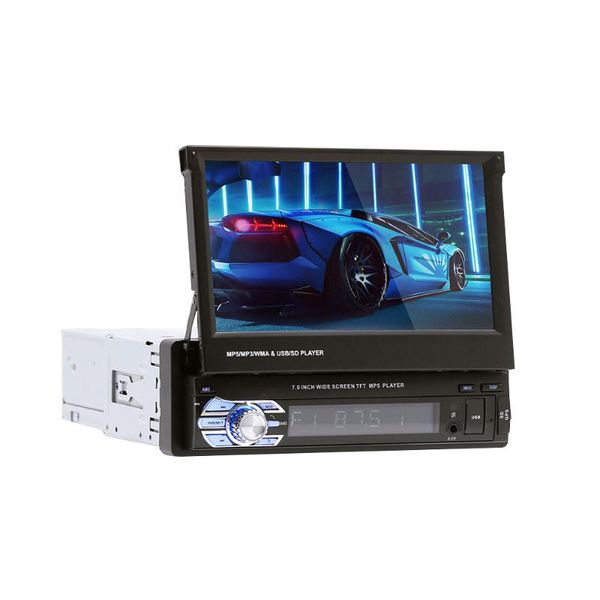 

7 inch car mp5 display lossless audio video bluetooth hd touch screen multi language usb tf card mp3 mp4 dc12v
