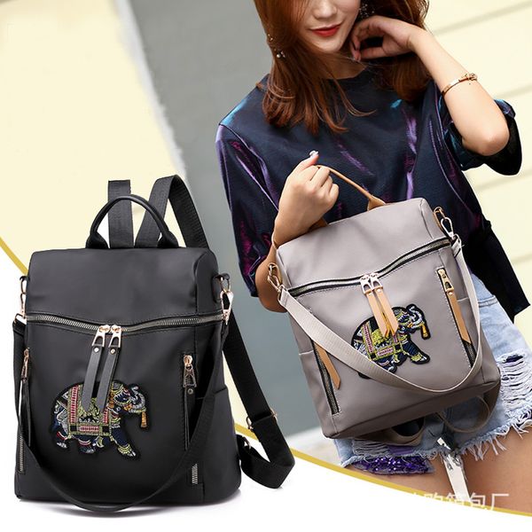 

both shoulders package woman bag joker will capacity travel backpack backpack for women oxford cloth travel bag