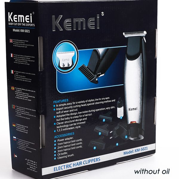 

kemei 3 in 1 professional hair clipper rechargeable professional hair clipper ceramic cutter with usb cable km-5021 cbeig