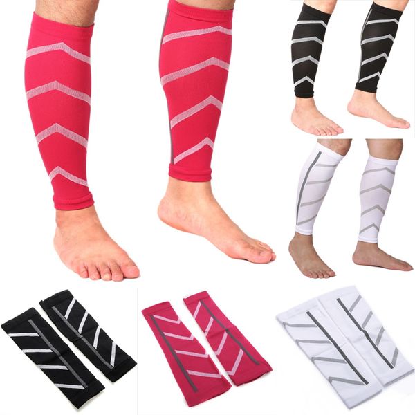 

1 pair base layer compression leg calf sleeve shin guard outdoor sports running stretch leggings knee pads calf support, Black