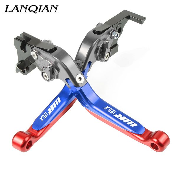 

motorcycle accessories cnc adjustable brake clutch levers with logo for yamaha wr125x wr 125x 2012 2013 2014 2015 2016