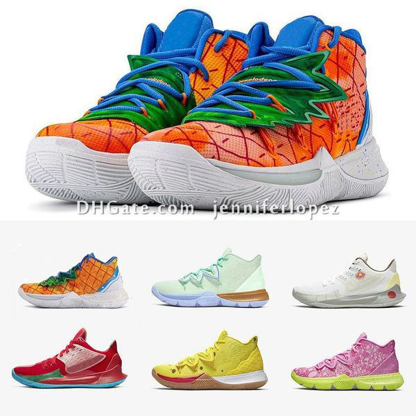 

2020 ананас дом 5 обувь zapatos kyrie tv pe баскетбол 20 лет со дня irving 5s граффити х multi-color губка спорт кроссовки жэнь, Black