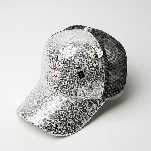 

fashion south korean summer sunshade sun hat protection sunblock flower pearl peaked cap acb01, Blue;gray