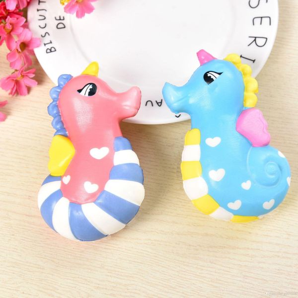 

bravo hippocampus diy keychain squishy toy slow rising jumbo stress relieve dolls multicolor children squeeze toys kids decompression toys