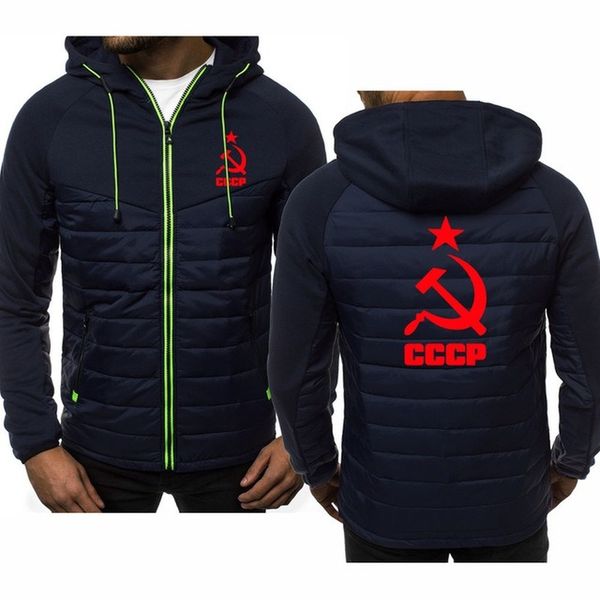 

men hoodies cccp car print hooded mens jacket zipper sweatshirt spring autumn fashion warm fleece tracksuits male clothingg