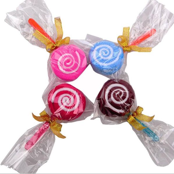 

60pcs / lot свадебный день благодарения подарочный торт полотенце леденец креатив малые подарков день святого валентина день подарков ледене