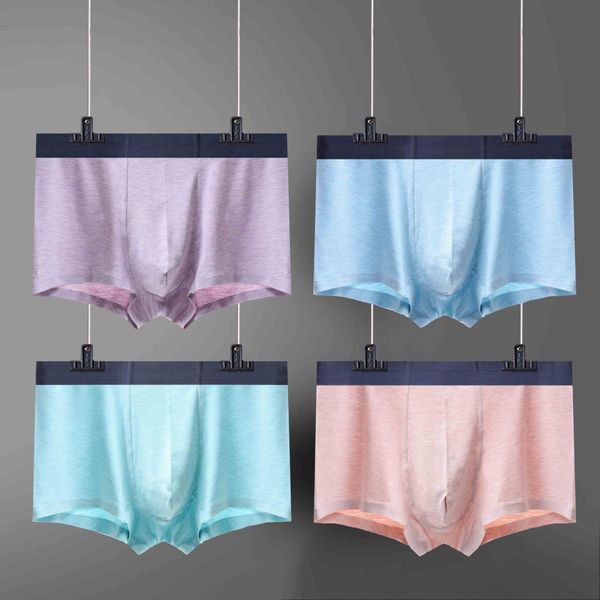 

one-piece boxer comfortable integrated boxing men's boxing pants breathable mid-waist invisible traceless boxer pants men's, Black;white