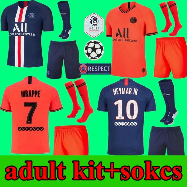 

P g occer jer ey 2019 2020 home away 3rd kit pari mbappe jer ey et 19 20 p g football hirt kit, Black;red